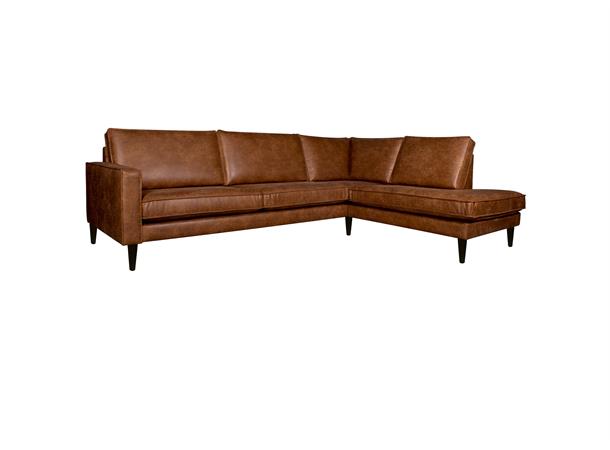 Dakota 2R hjørnesofa, Colorado Åpen ende, Colorado Cognac 3 