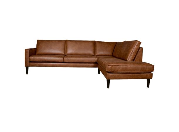 Dakota 2R hjørnesofa, Colorado Åpen ende, Colorado Cognac 3 