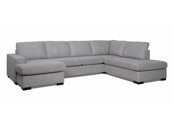 York 3 u-sofa, PG2 Høyre, Urban 5 Salt&Pepper 