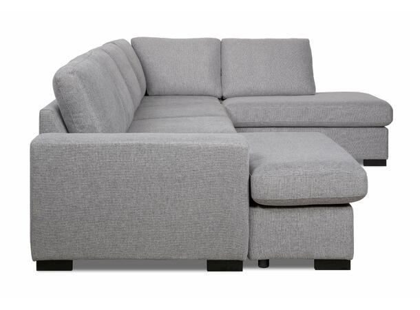 York 3 u-sofa, PG2 Høyre, Urban 5 Salt&Pepper 