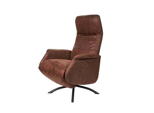Trysil hvilestol m/fothviler, PG8 Bull 111 Tobacco 