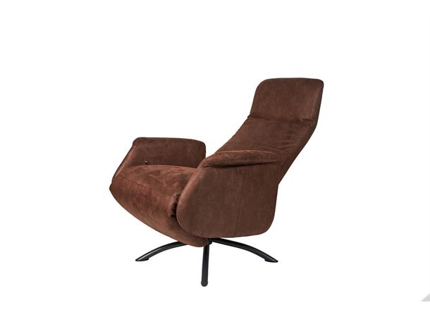 Trysil hvilestol m/fothviler, PG8 Bull 111 Tobacco 