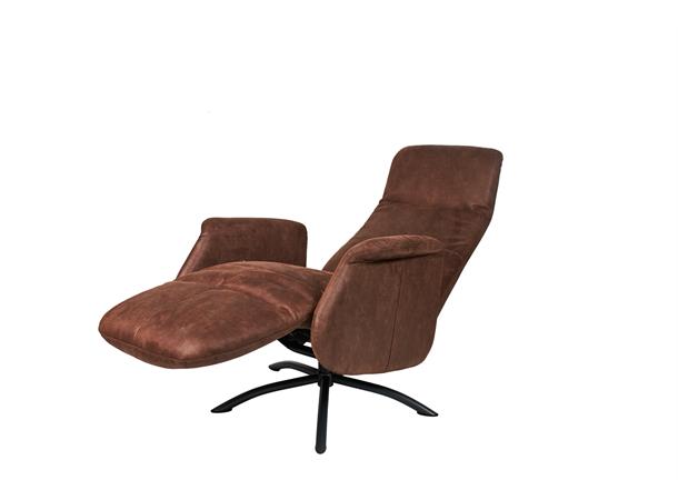 Trysil hvilestol m/fothviler, PG8 Bull 111 Tobacco 