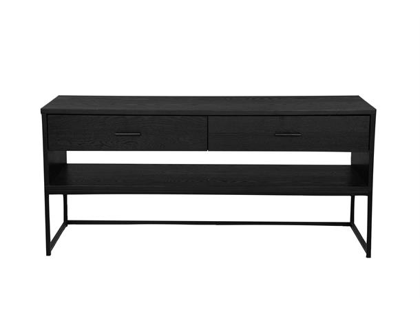 Alexis TV-benk Svart MDF/metall 