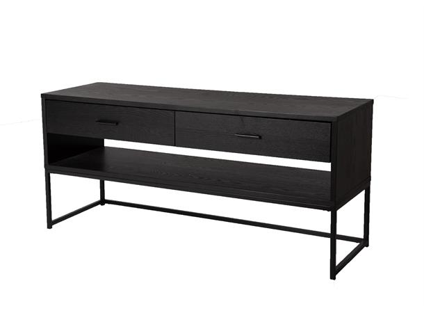 Alexis TV-benk Svart MDF/metall 