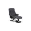 Atlanta hvilestol m/krakk, Medium, H2 Tekstil, Enjoy Graphite