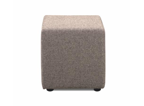 Domino 4 sofabord med 4 puffer, PG2 Svart, Urban 3 Brown 