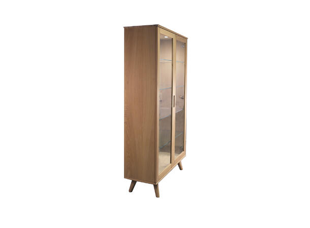 Noma vitrine med LED-lys 106x40x185 cm 
