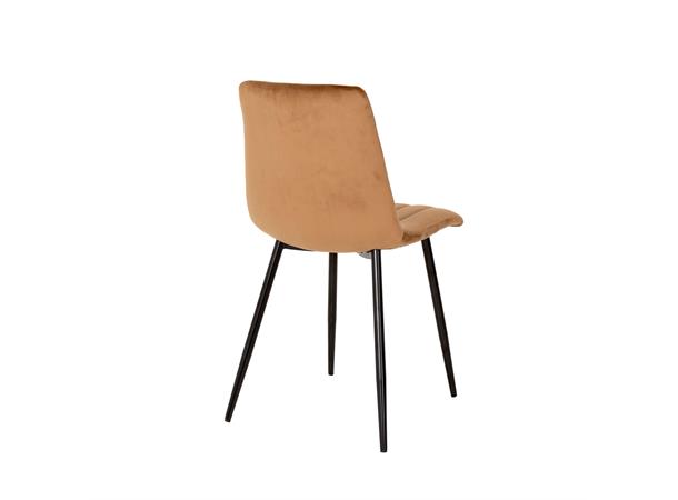 Thea spisestol Beige velur, metallben