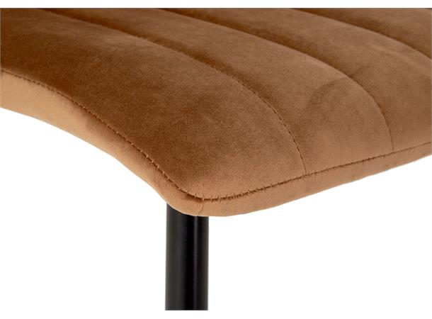 Thea spisestol Beige velur, metallben