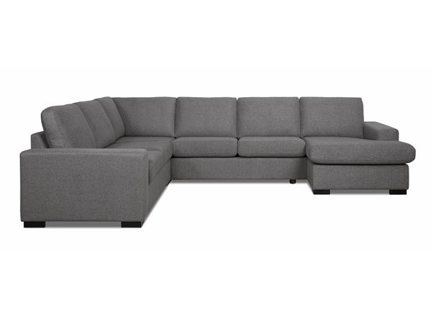 York 4 hjørnesofa, PG2 Med sjeselong, Høyre, Urban 6 antrazite 