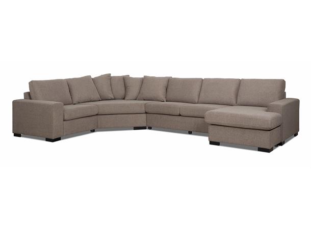 York 6XL u-sofa, PG2 Maxihjørne, Venstre, Urban 3 Brown 