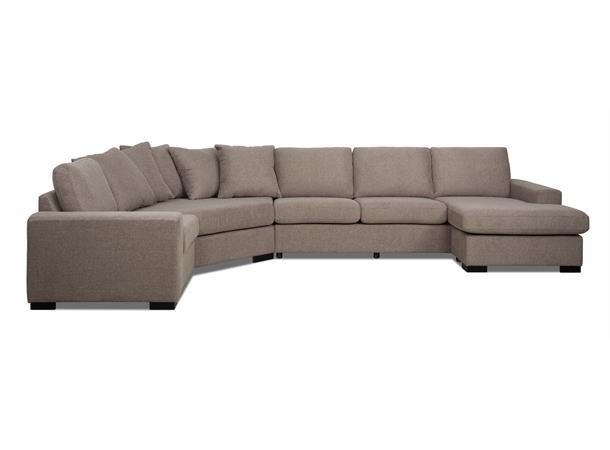 York 6XL u-sofa, PG2 Maxihjørne, Venstre, Urban 3 Brown 