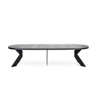 Boston spisebord &#216;140 cm, 4 klaffer, svart