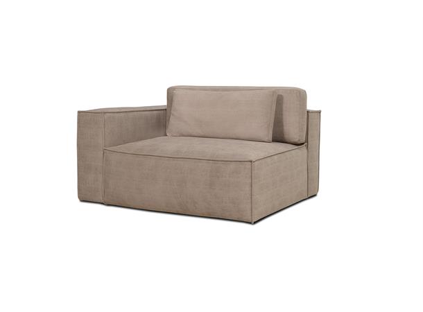 Diesel 1,5-seter med arm, PGS Venstre, Kazar 8 beige 