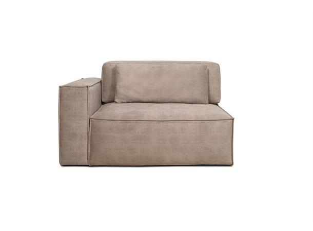 Diesel 1,5-seter med arm, PGS Venstre, Kazar 8 beige 