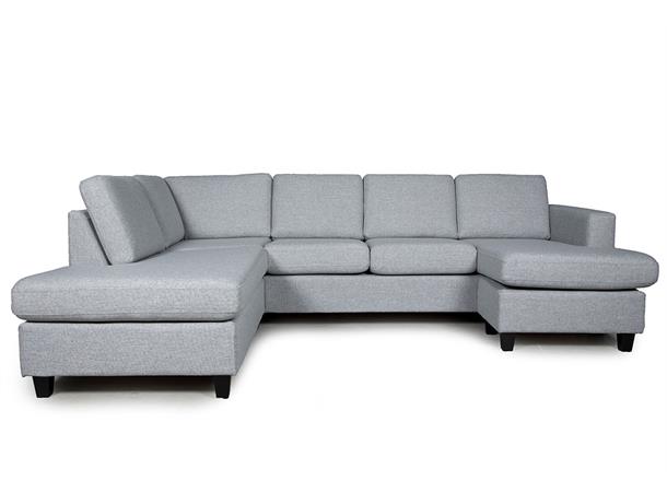 Grenoble 3L u-sofa, PG1 Venstre, Abba 25T6 light grey