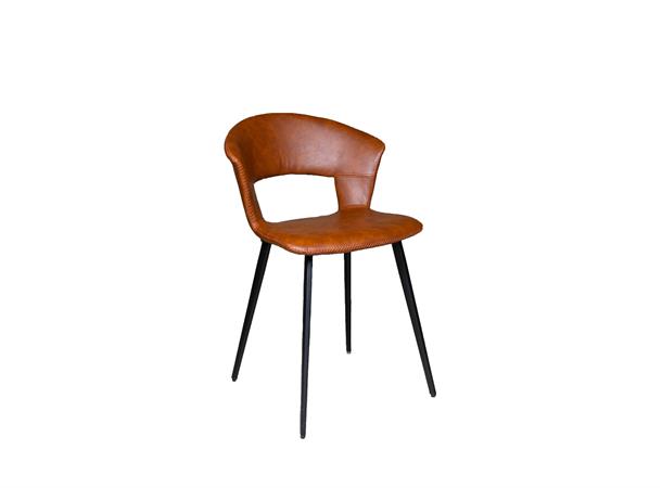 Tora spisestol Pu, cognac 
