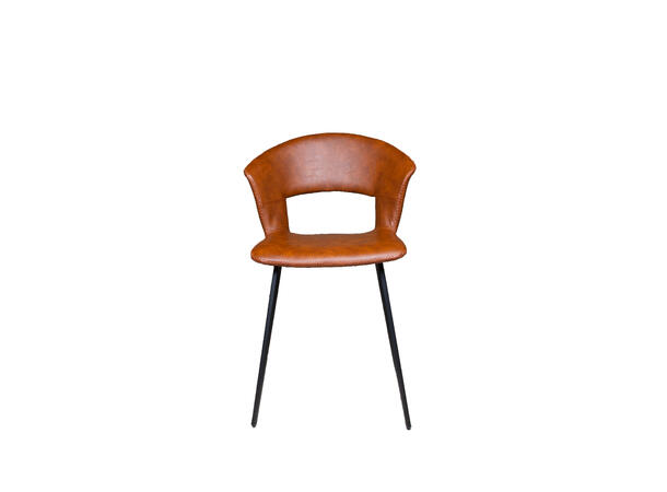 Tora spisestol Pu, cognac 
