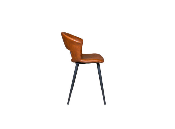 Tora spisestol Pu, cognac 