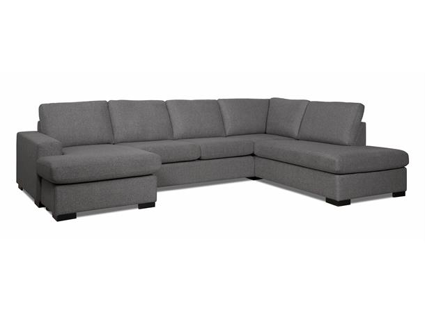 York 3 u-sofa, PG2 Høyre, Urban 6 antrazite 