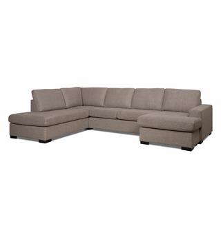 York 3 u-sofa, PG2 Venstre, Urban 3 Brown