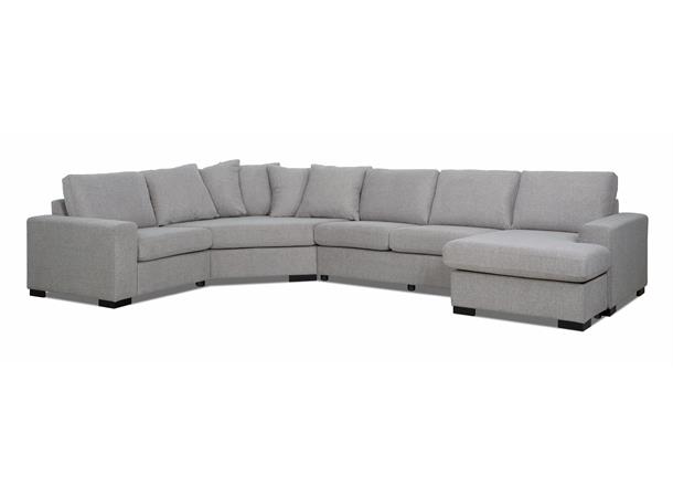 York 6XL u-sofa, PG2 Maxihjørne, Venstre, Urban 5 Salt&Pepper 