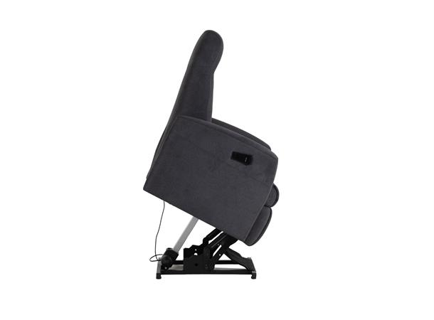 Admiral recliner m/løft, H2 Tekstil, Enjoy Graphite 