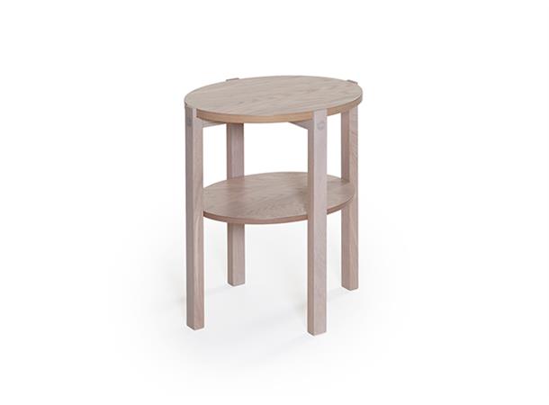 Solo 50 Sidebord, Hvitpigmentert eik 