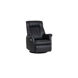 Star recliner, H2 Hud/PVC, svart