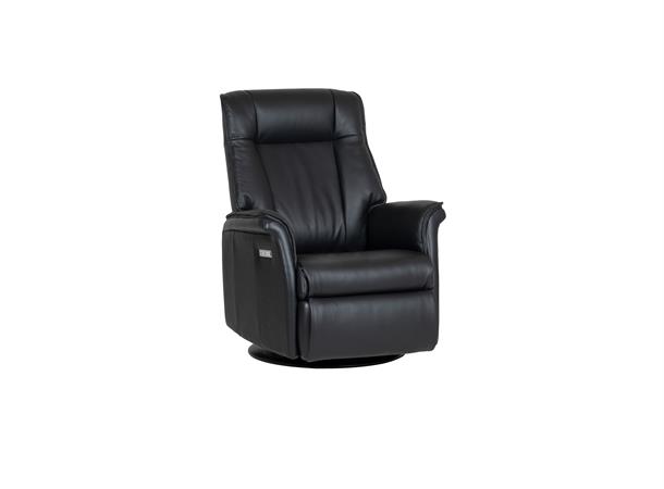 Star recliner, H2 Hud/PVC, svart 