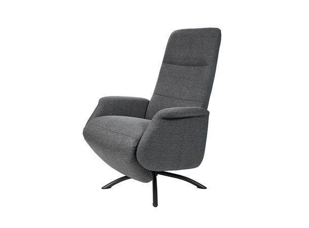 Trysil hvilestol m/fothviler, PG2 Austin 19 Antracithe 