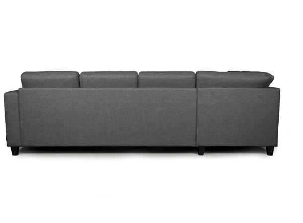 Grenoble 3L u-sofa, PG1 Venstre, Abba V8V8 dark grey