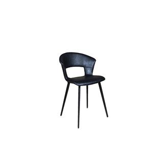 Tora spisestol Pu, sort