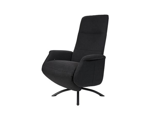 Trysil hvilestol m/fothviler, PG2 Austin 21 Black 