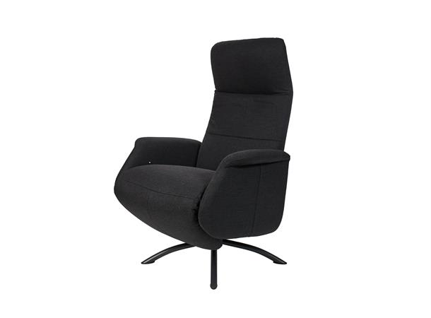 Trysil hvilestol m/fothviler, PG2 Austin 21 Black 