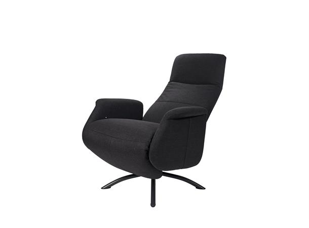 Trysil hvilestol m/fothviler, PG2 Austin 21 Black 