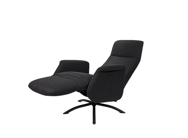 Trysil hvilestol m/fothviler, PG2 Austin 21 Black 