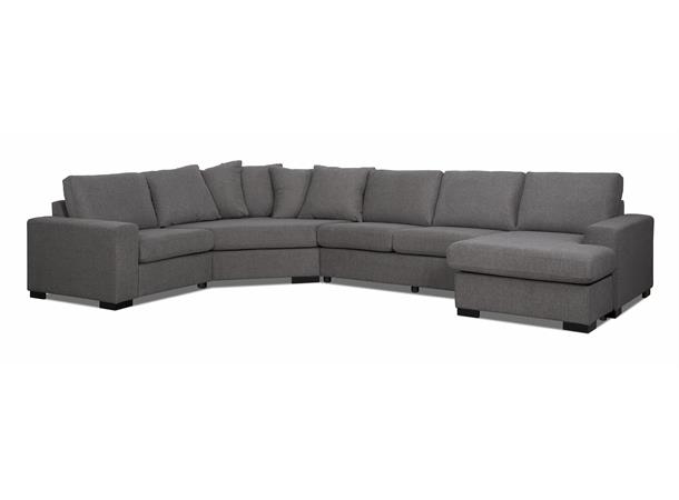York 6XL u-sofa, PG2 Maxihjørne, Venstre, Urban 6 antrazite 