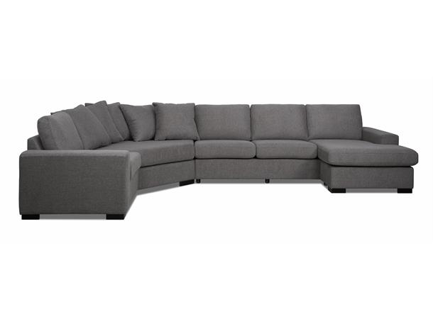 York 6XL u-sofa, PG2 Maxihjørne, Venstre, Urban 6 antrazite 