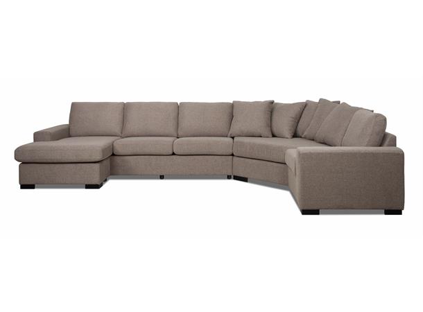 York 6XR u-sofa, PG2 Maxihjørne, Høyre, Urban 3 Brown 