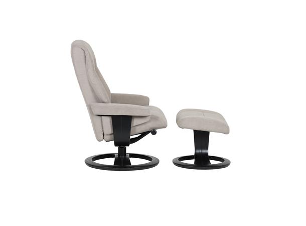 Atlanta hvilestol m/krakk, Medium, H2 Tekstil, Enjoy Rabbit 