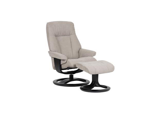 Atlanta hvilestol m/krakk, Medium, H2 Tekstil, Enjoy Rabbit 