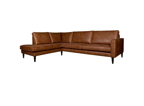 Dakota 2L hjørnesofa, Colorado Åpen ende, Colorado Cognac 3 