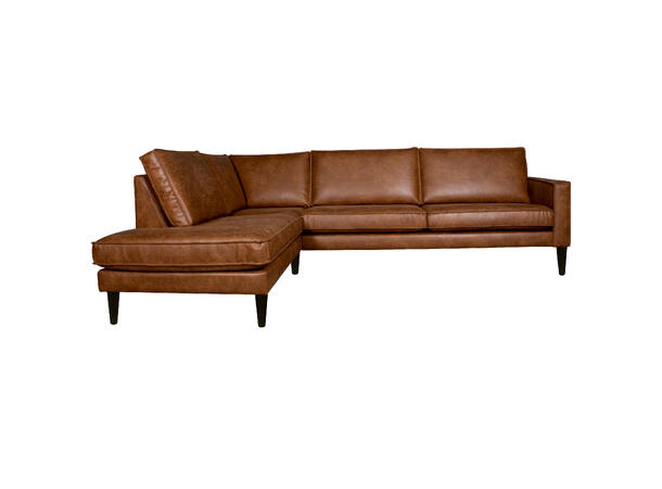 Dakota 2L hjørnesofa, Colorado Åpen ende, Colorado Cognac 3 