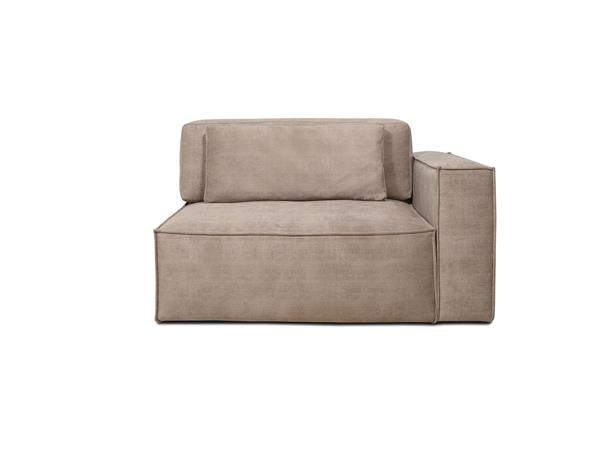 Diesel 1,5-seter med arm, PGS Høyre, Kazar 8 beige 