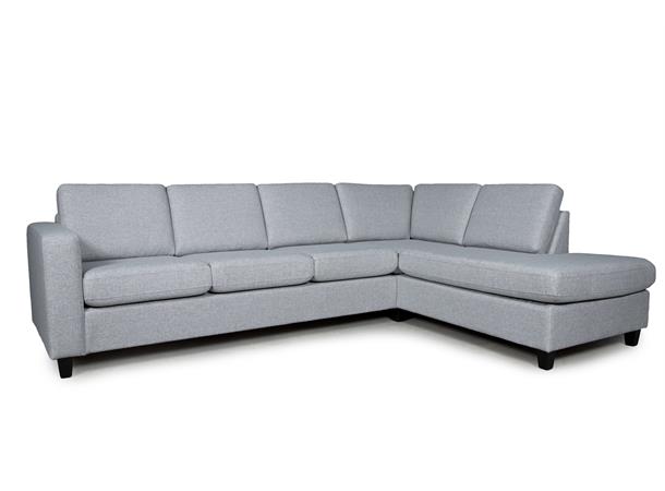 Grenoble 11R hjørnesofa, PG1 Åpen ende, Høyre, Abba 25T6 light grey 