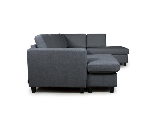 Grenoble 3R u-sofa, PG1 Høyre, Abba V4P69 blue grey