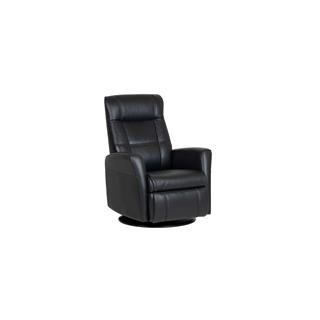 Odin recliner, H2 Hud/pvc, Essensa Nero