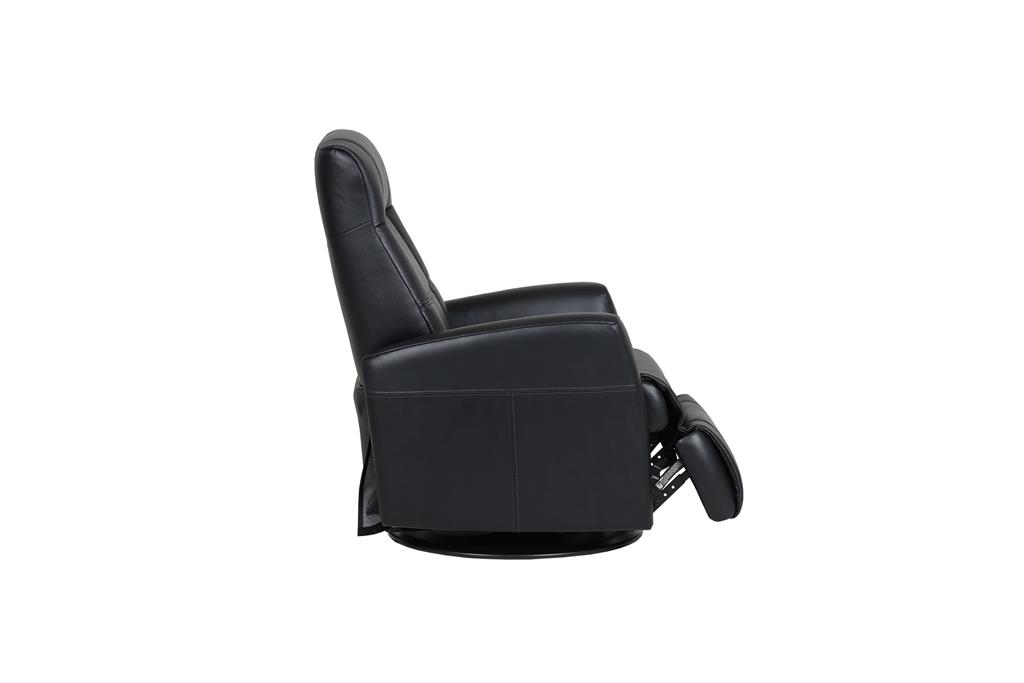 Odin recliner, H2 Hud/pvc, Essensa Nero - Eureka Møbler AS